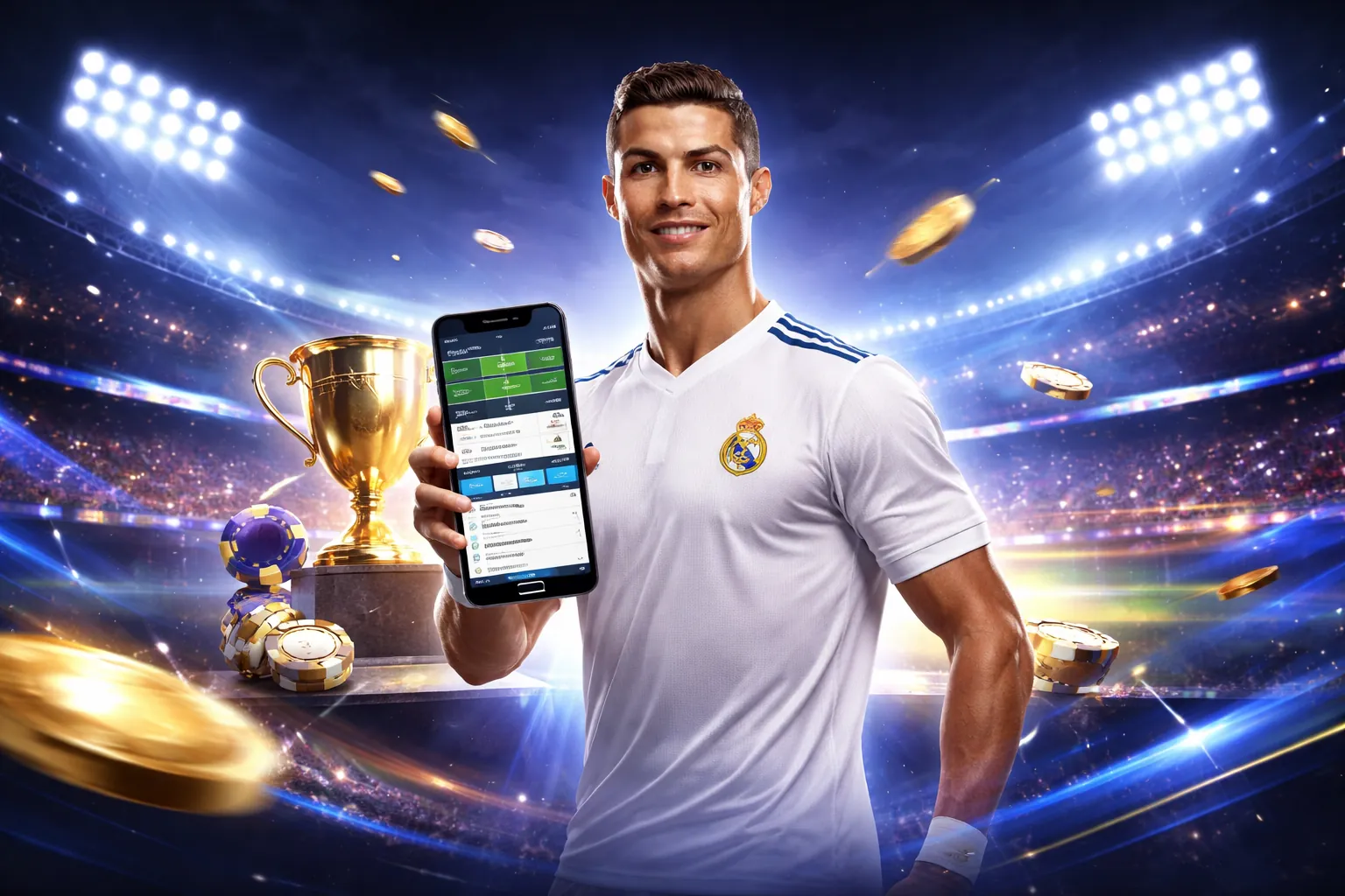 Giao diện ứng dụng Dafabet trên điện thoại di động